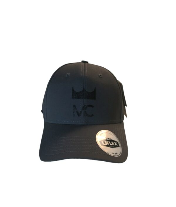 Malkuw panel snapback charcoal front MALKUW PANEL SNAPBACK(GREY)