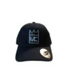 Malkuw panel snapback navy front MALKUW PANEL SNAPBACK(NAVY)