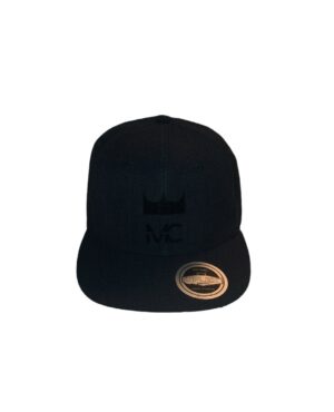 Malkuw flat snapback front (charcoal) MALKUW FLAT SNAPBACK(CHARCOAL)