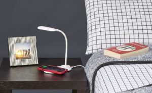 WIRELESS CHARGER AND DESK LAMP  INPUT: 5V/1A ; 9V/1.67A OUTPUT: 10W / 7.5W / 5W