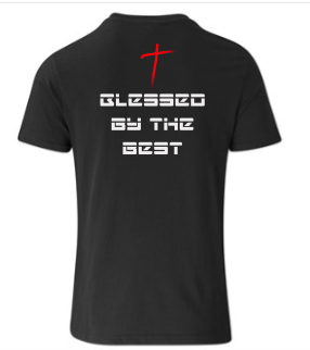 BLESSED BLACK(WHITERED LOGO)