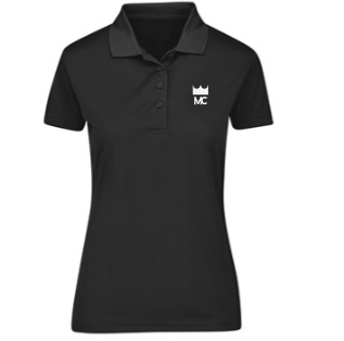 WOMEN'S PRO GOLFER CHARCOAL(WHITE LOGO)