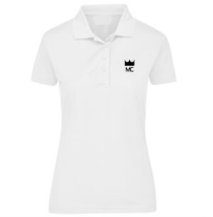 Ladies pro golfer (whiteblack logo) WOMEN'S PRO GOLFER WHITE(BLACK LOGO)