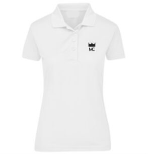 Ladies pro golfer (whitecharcoal logo) WOMEN'S PRO GOLFER WHITE(CHARCOAL LOGO)