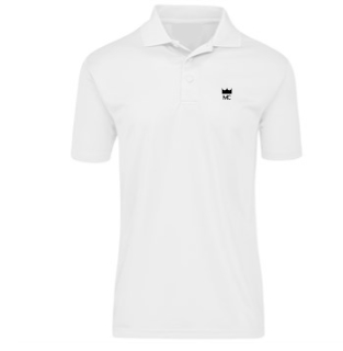 MEN'S PRO GOLFER WHITE(BLACK LOGO)