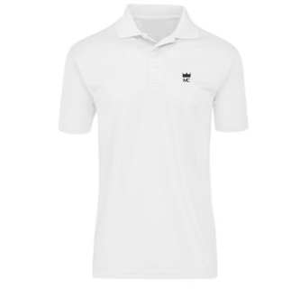 MEN'S PRO GOLFER WHITE(CHARCOAL LOGO)