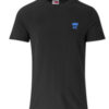 black light blue logo front BLACK(LIGHT BLUE LOGO)