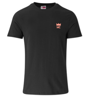 black peach logo front BLACK(PEACH LOGO)