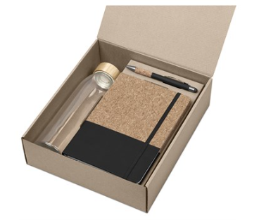MC 3 PIECE CARRY TO MEETING -  CORK LOOK GIFT SET
