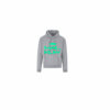 Kids Hooded Sweater (greyteal) KIDS HOODED SWEATER(GREYAQUA)