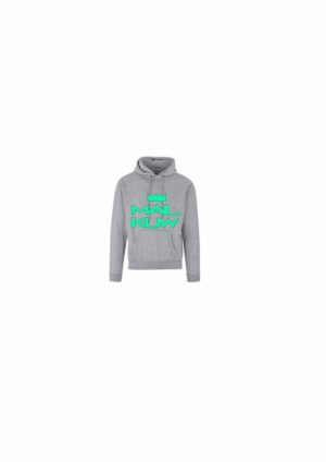 Kids Hooded Sweater (greyteal) KIDS HOODED SWEATER(GREYAQUA)